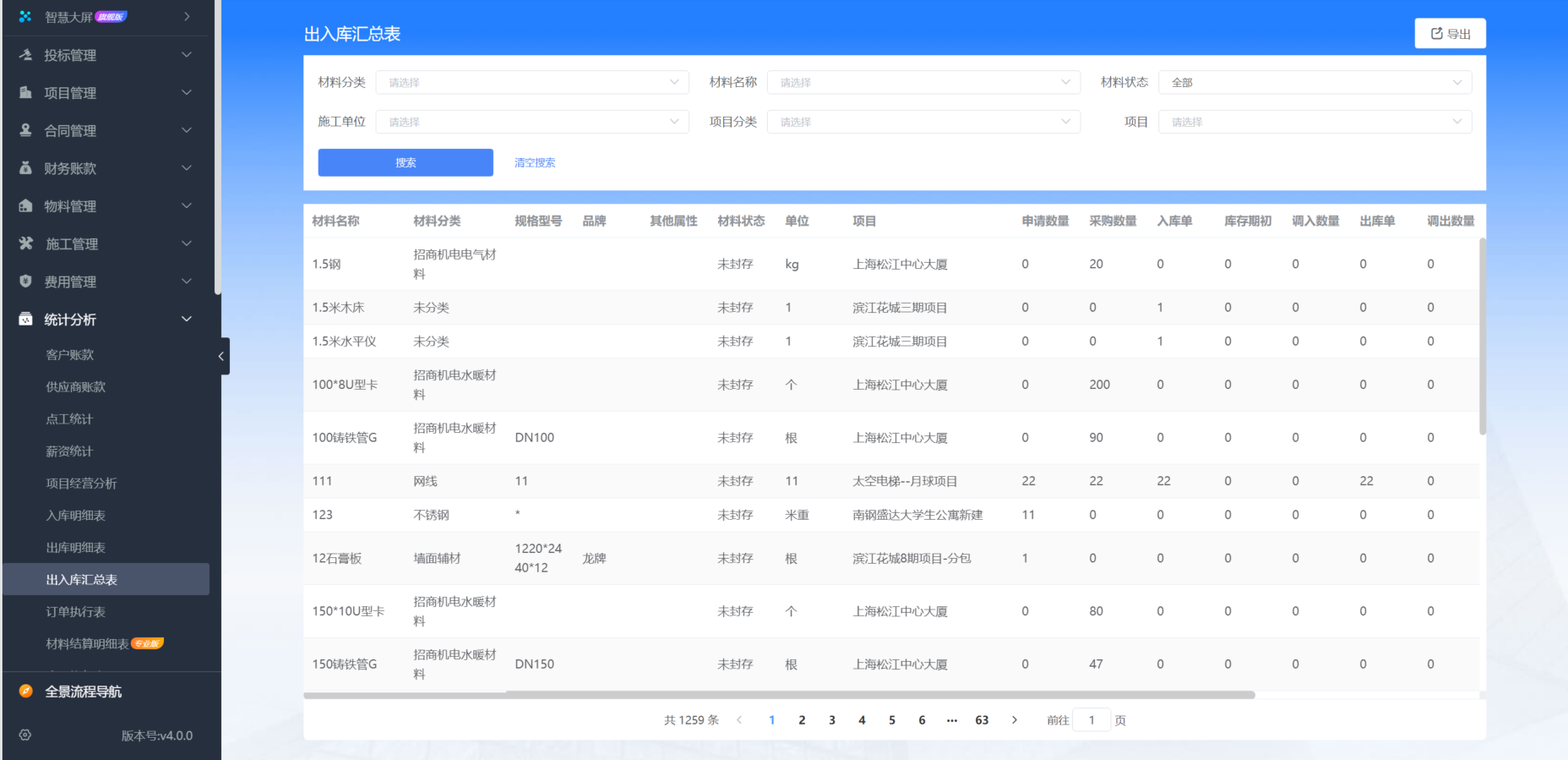 工程項目管理平臺