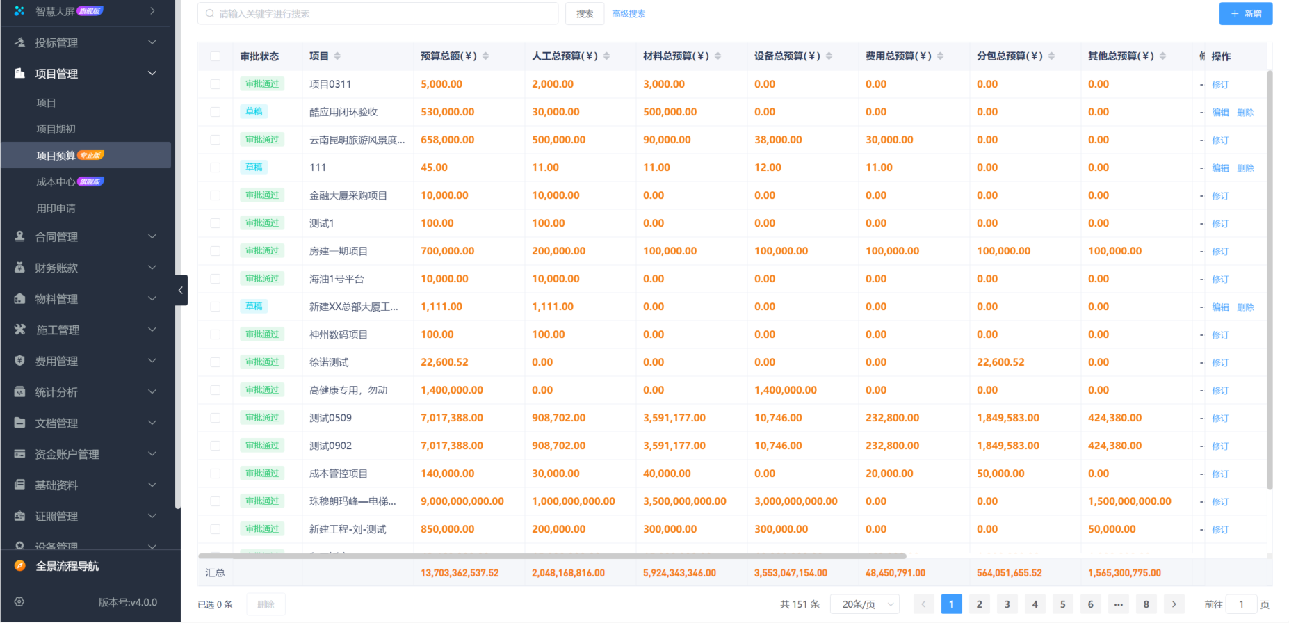 建筑成本管理軟件