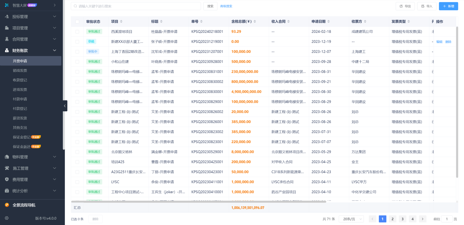 裝飾工程項目現場管理軟件